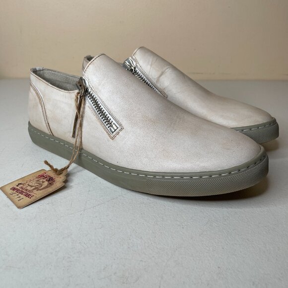Diesel D-Icon Leather Distressed Zip Slip On Shoes Mens EU Size 46, US 12.5 - Picture 16 of 16
